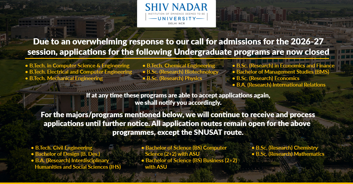 Admission Open after CUET Result